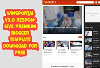 WinsPortal v3.0 Responsive premium Blogger Template download for free