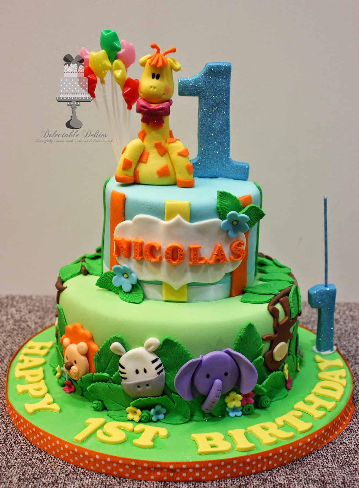 Delectable Delites Safari Theme For Nicolas S 1st Birthday
