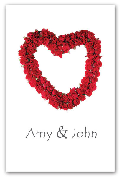 Rose wedding invitations are having different color and also different 