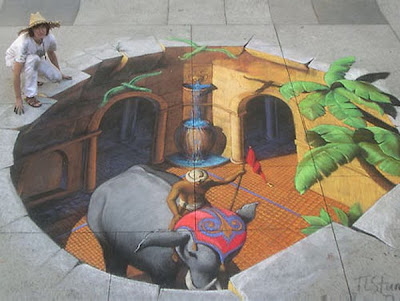 3d pavement art