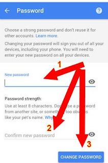 change password akun google