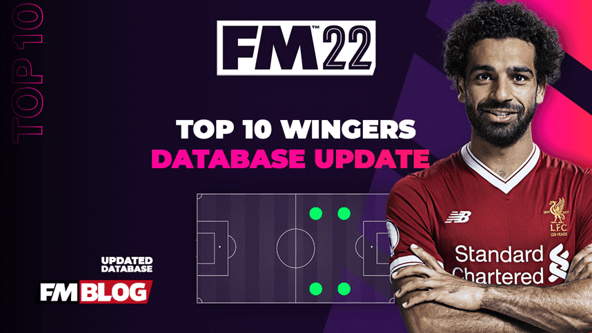 Top 10 Wingers on Football Manager 2022 Database Update