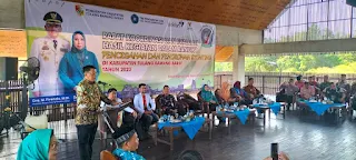 Rakor dan Evaluasi Hasil Kegiatan Pencegahan dan Penurunan Stunting di Kabupaten Tulang Bawang Barat