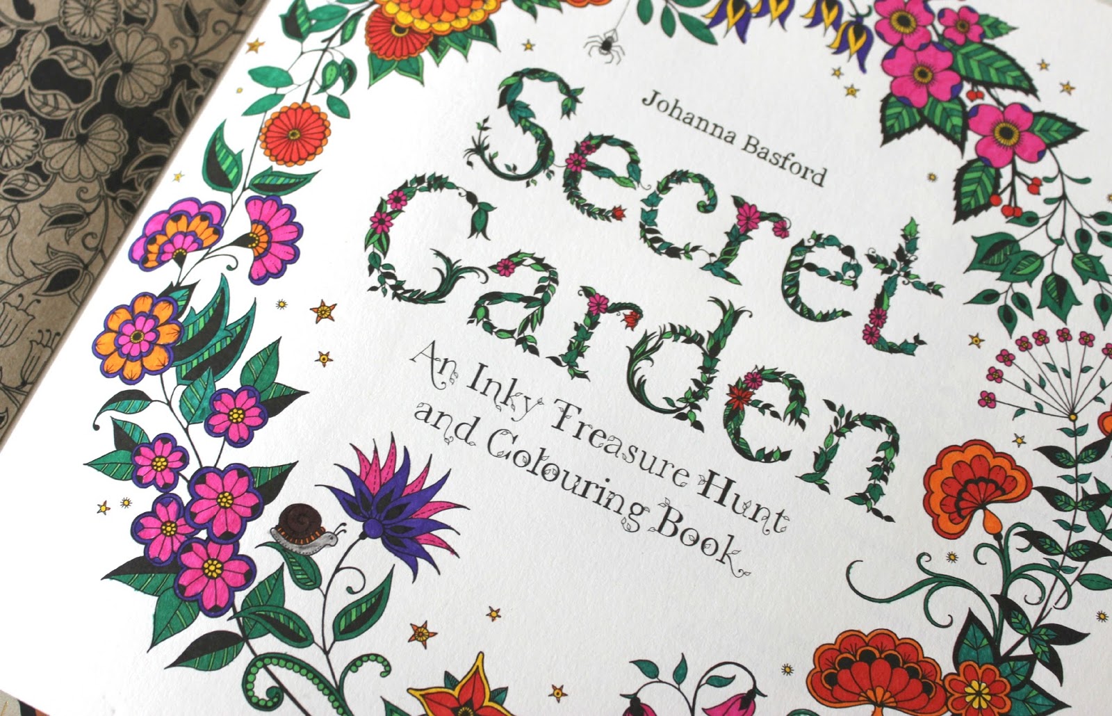 A picture of the Secret Garden An Inky Treasure Hunt and Colouring Book
