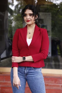 Actress Ritika Singh Stills at Hatya Movie Trailer Launch