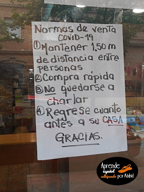 Aprende español callejeando por Madrid: Ni corona ni virus (2