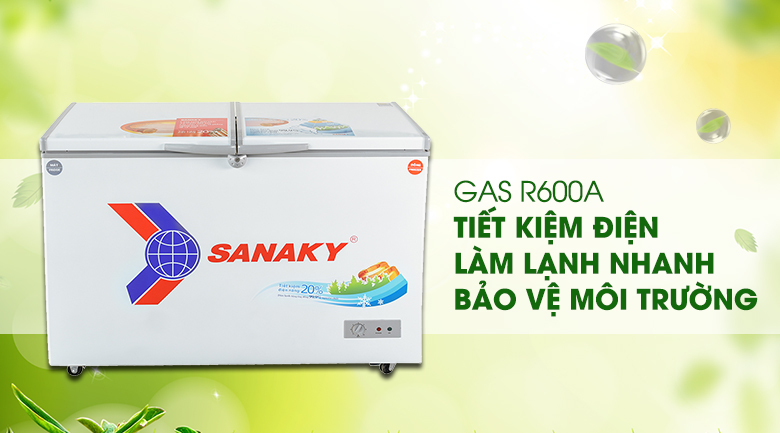 Thiết kế đơn giản, dễ sử dụng - Tủ đông Sanaky VH-4099A1