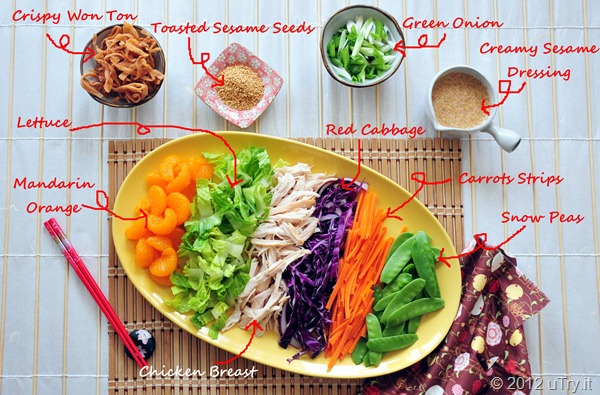 Chinese Chicken Salad Ingredients