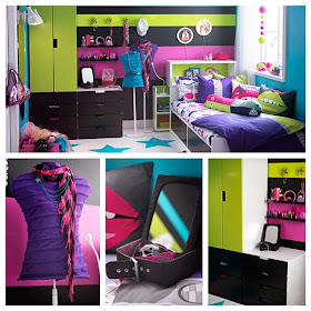 DORMITORIO JUVENIL DECORADO CON COLORES INTENSOS via http://dormitorioinfantil.blogspot.com/