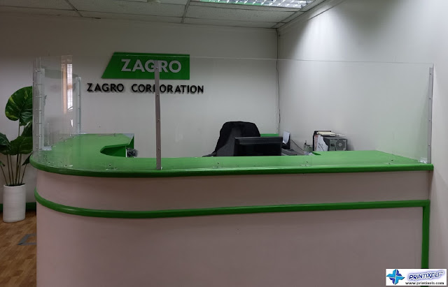 Acrylic Barrier Partition - Zagro