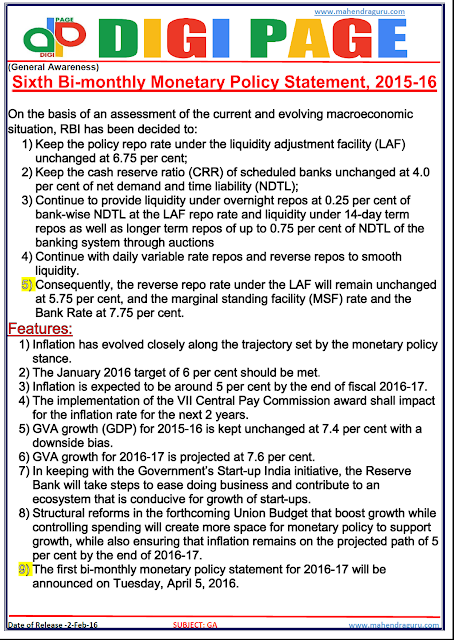 Digi Page - General Awareness - 02.02.2016