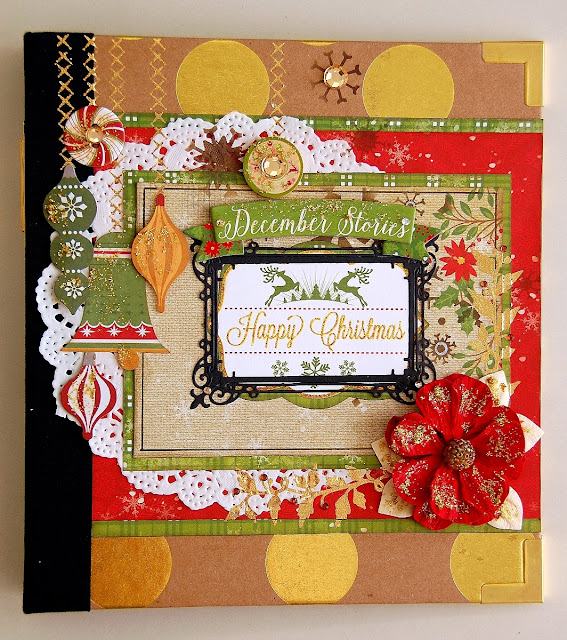 December Stories Misc Me Pages by Irene Tan using BoBunny Dear Santa Collection