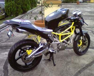  Modifikasi Motor Honda Tiger Extreme Racing