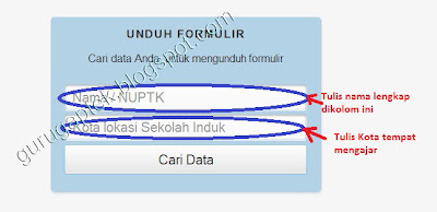 Unduh Formulir NUPTK