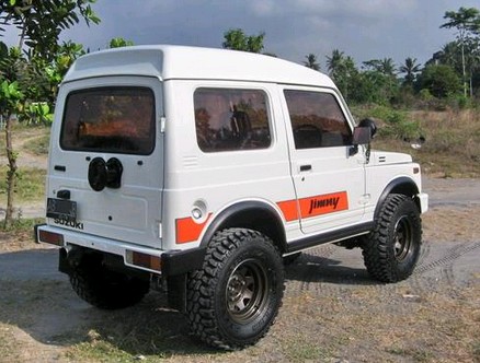 Modifikasi Elegan dan Sport Mobil Suzuki jimny dan Katana Off Road