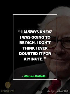 warren buffett quotes on success and money