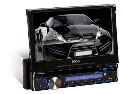 BOSS Audio BV9986BI In-Dash Single-Din 7-inch Motorized Detachable Touchscreen DVD/CD/USB/SD/MP4/MP3 Player Receiver Bluetooth Streaming Bluetooth Hands-free with Remote