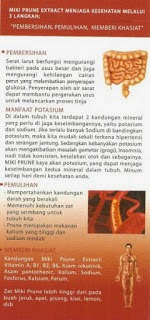 MIKI PRUNE EXTRACT M-PLAN MURAH SURABAYA | jual | agen