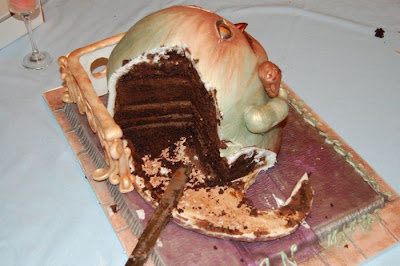 Amazing Jabba Shaped Cake