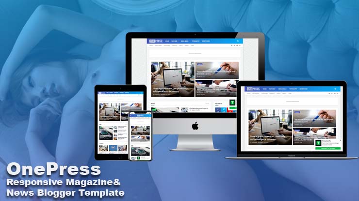 OnePress - Responsive Magazine & News Blogger Template