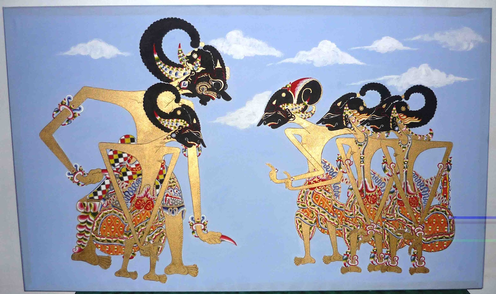 Lukisan Dinding Wayang Sabalukisan