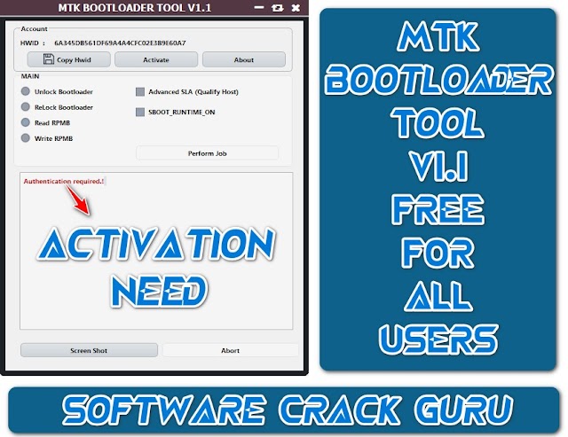 Unlock Bootloader MediaTek CPU One Click By | MTK Bootloader Tool V1.1