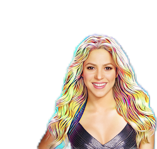 Imágenes de la Cara de Shakira para Hacer Máscaras, para Descargar Gratis.