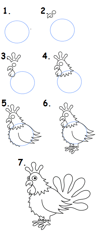 Resourceful-Parenting: Membuat Kartun Ayam