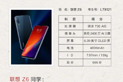 Lenovo Z6 is arrive