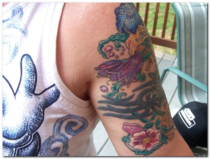 Hot New Spectacular Mermaid Japanese Tattoo Designs