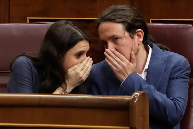 Pablo Iglesias e Irene Montero