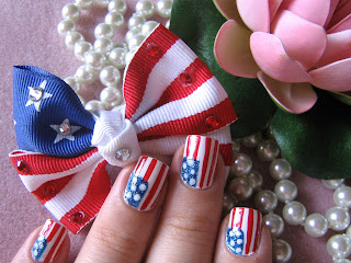 Flag Nail Art Design