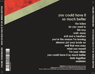 Contratapa disco You Could Have It So Much Better Franz Ferdinand 
