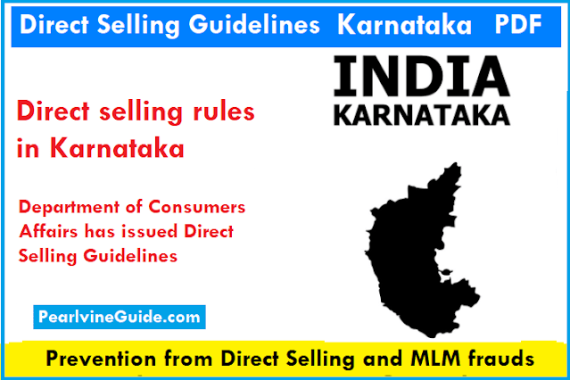 new direct selling guidelines karnataka pdf