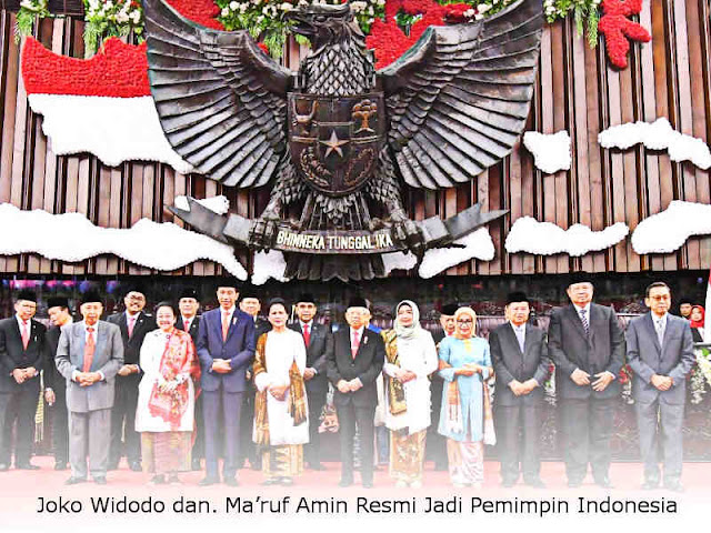  Joko Widodo dan. Ma’ruf Amin Resmi Jadi Pemimpin Indonesia