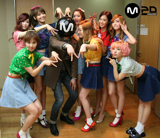 SNSD Mnet M Countdown backstage photos 3