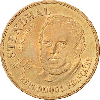 French Coins 10 Francs, Stendhal