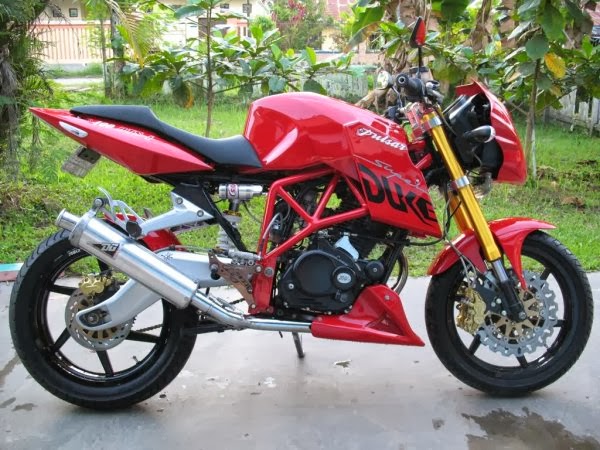 Modifikasi Pulsar Street Fighter