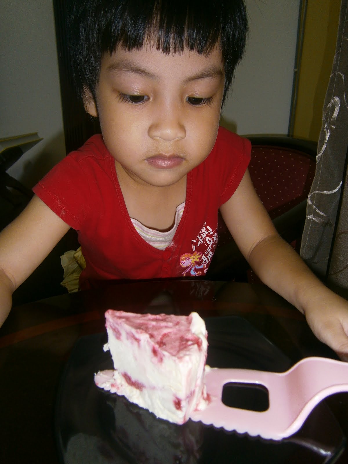 Raspberry Ripple Cheesecake Ice Cream ~ Umi's Cup Cake