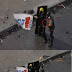 Eli Telsizli gaz maskeli sözde eylemci:))