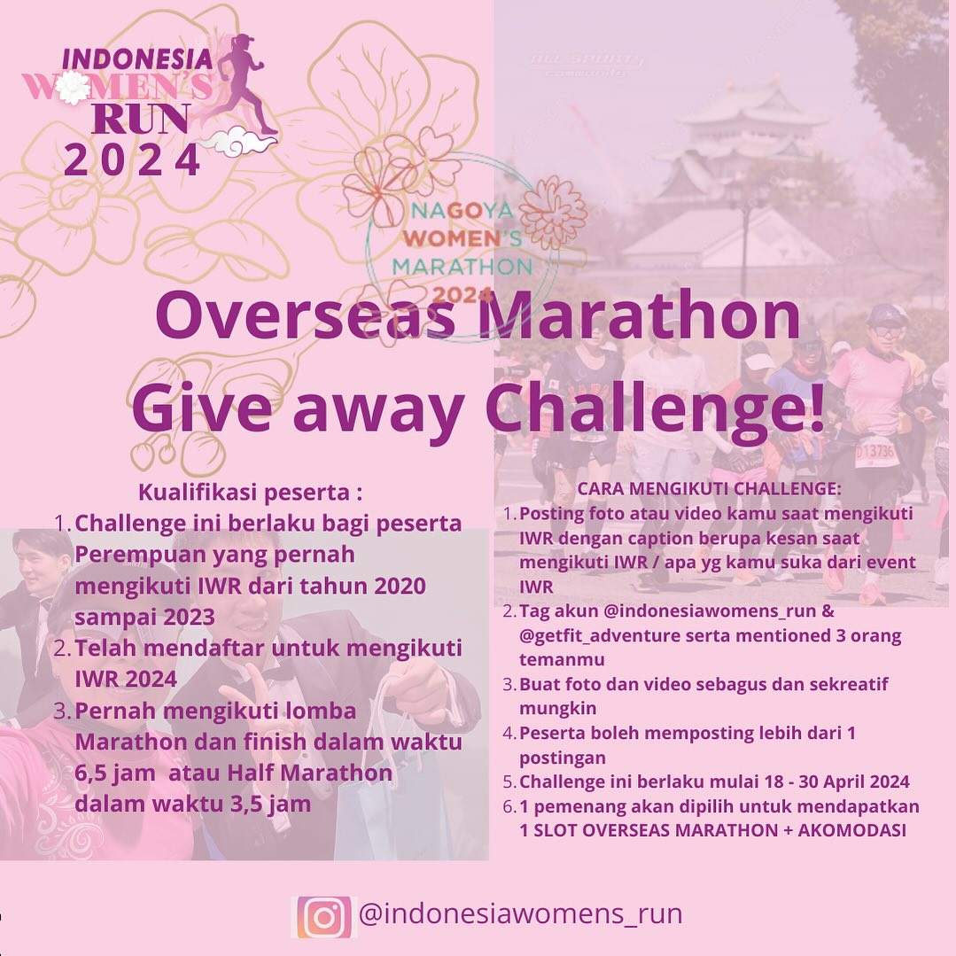 Overseas 👟 Indonesia Women's Run • 2024