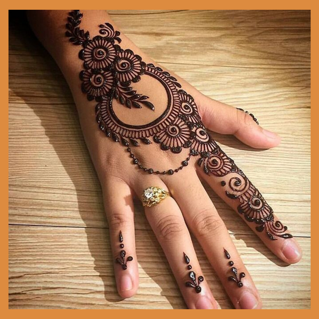 top 50 best easy mehndi design images and photos mehndi artist delhi