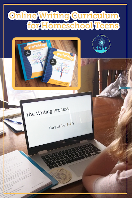 WriteShop offers online, video instruction which makes writing palatable for independent homeschool teens and parents!