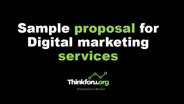 Cover Image of Sample proposal for Digital marketing services