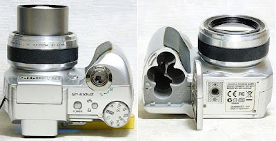 Olympus SP-510UZ 7.1MP CCD (Silver) Digital Bridge Camera #072