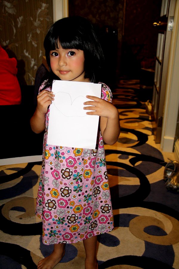 Mia Sara on my Vintage Dress Flower Power with her autograph for me hehe 