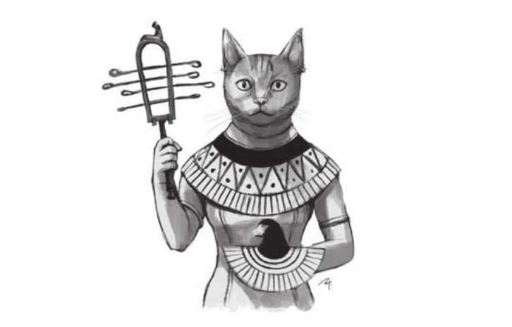 可愛すぎて女神になった 猫が大好きなエジプト人 パンタポルタ