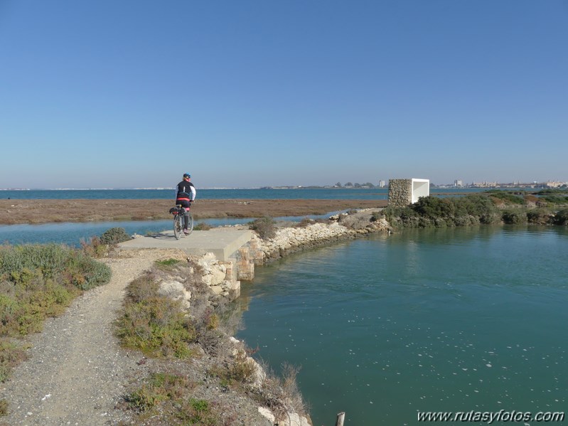 Cadiz-Salina Dolores - San Fernando - Salina Tres Amigos - Rio Arillo