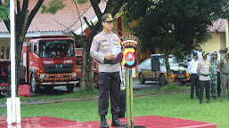 Jajaran Polres Serang Kota beserta Untuk Muspida Laksanakan Apel Pengamanan Ops Lilin Kalimaya 2020