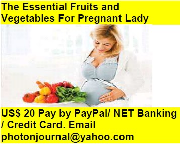 The Essential Fruits and 
Vegetables For Pregnant Lady pregnancy book